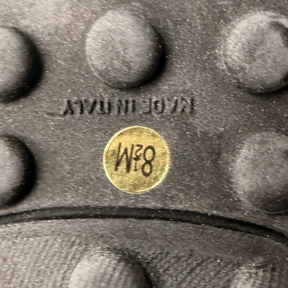 Donald J Pliner Sport Nuru Slip On Shoes Black Silver Mesh Italy Size 8.5 - Picture 3 of 8